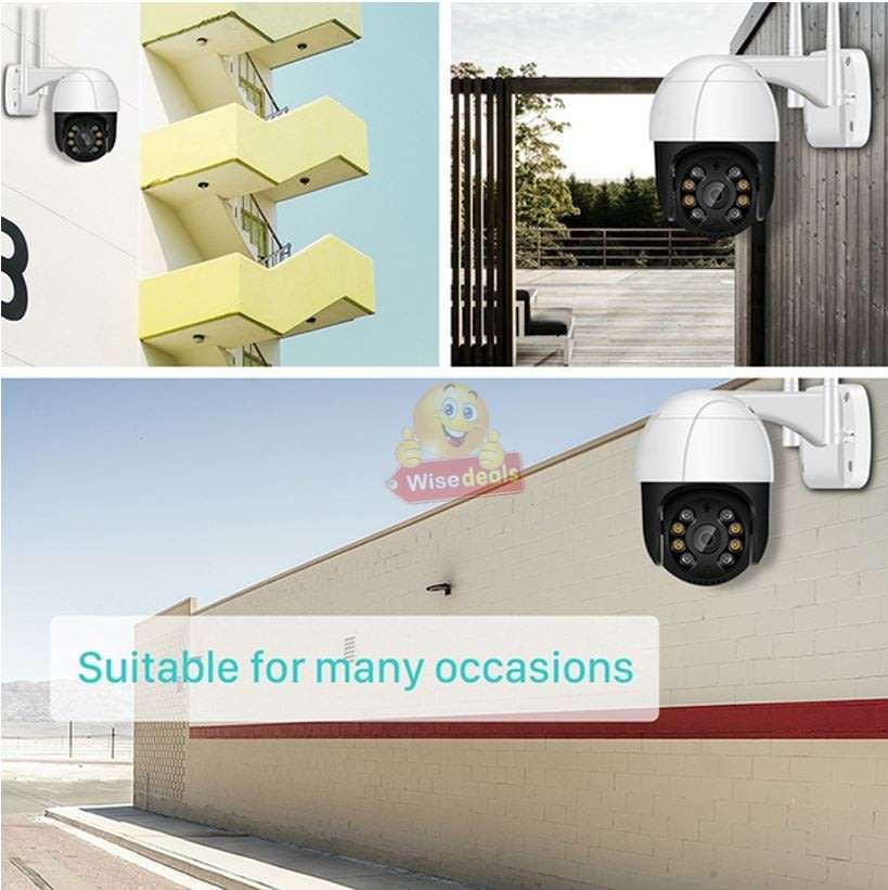 Waterproof Outdoor 4K WIFI Intelligent IP Camera, Motion Detector, Two-way Communication etc.