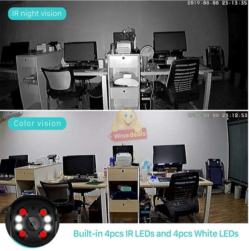 Waterproof Outdoor 4K WIFI Intelligent IP Camera, Motion Detector, Two-way Communication etc.