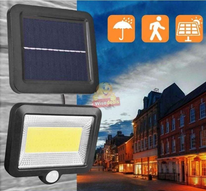 100 COB Super Bright LED Solar Flood Light for Outdoor as well as Indoor use