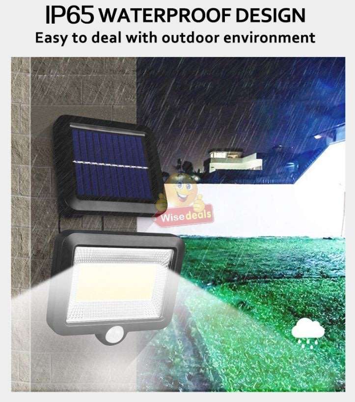 100 COB Super Bright LED Solar Flood Light for Outdoor as well as Indoor use