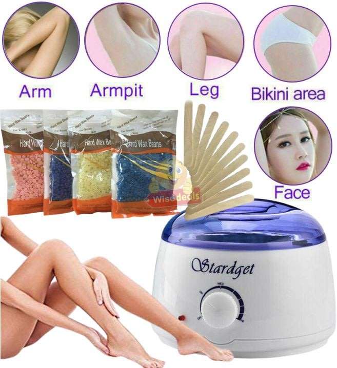 Pro-Wax 100 Hair Removal Electric Heater Kit with 4 Packets of Wax Beans & 10 Spatulas