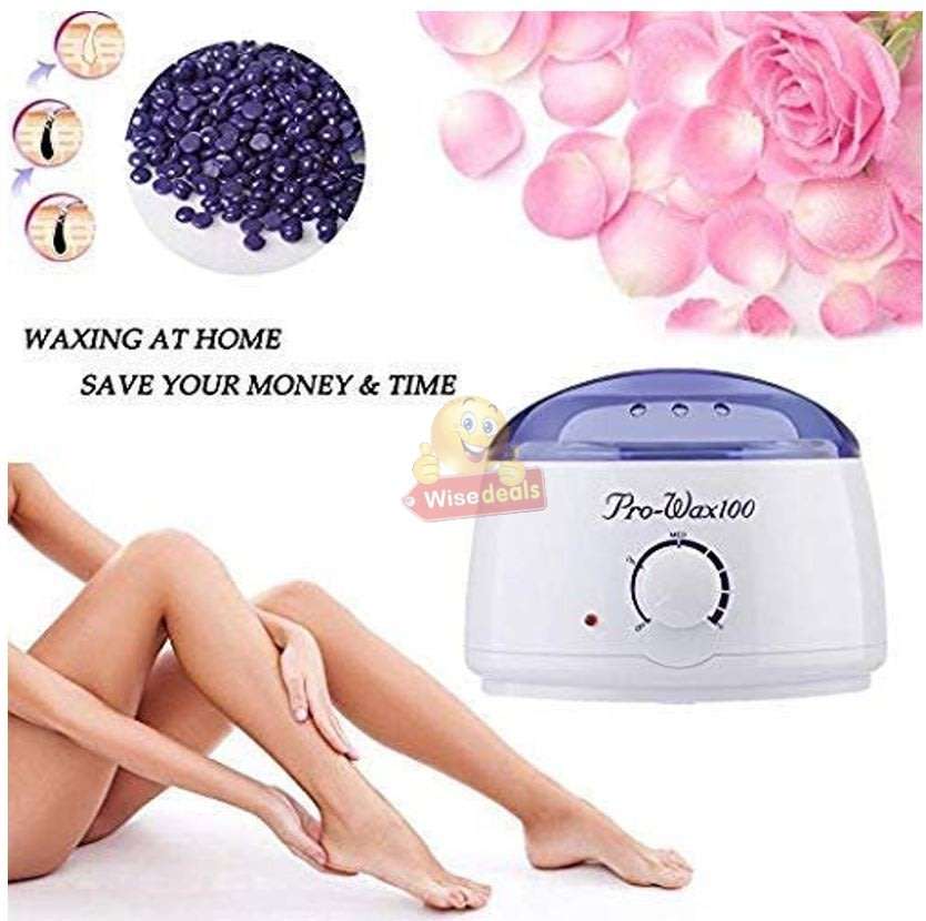 Pro-Wax 100 Hair Removal Electric Heater Kit with 4 Packets of Wax Beans & 10 Spatulas