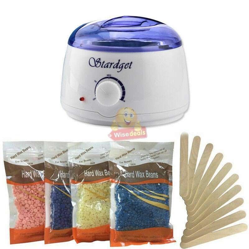 Pro-Wax 100 Hair Removal Electric Heater Kit with 4 Packets of Wax Beans & 10 Spatulas