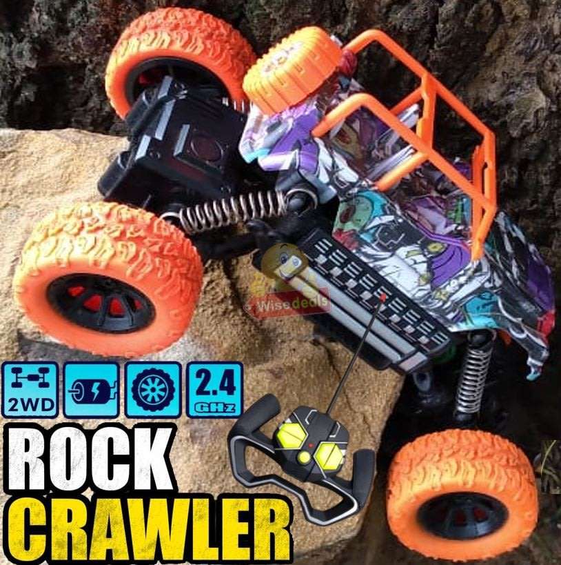 Remote Control Rock Crawler  Conquer all terrain, 50° Slope Climbing Ability, Powerful & Fast