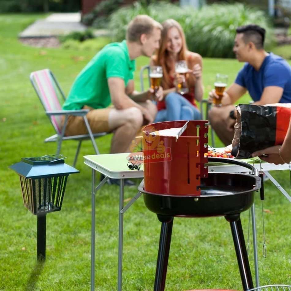 Solar UV Pest Repeller & White LED Garden Light in one.  Say Goodbye to Annoying bugs