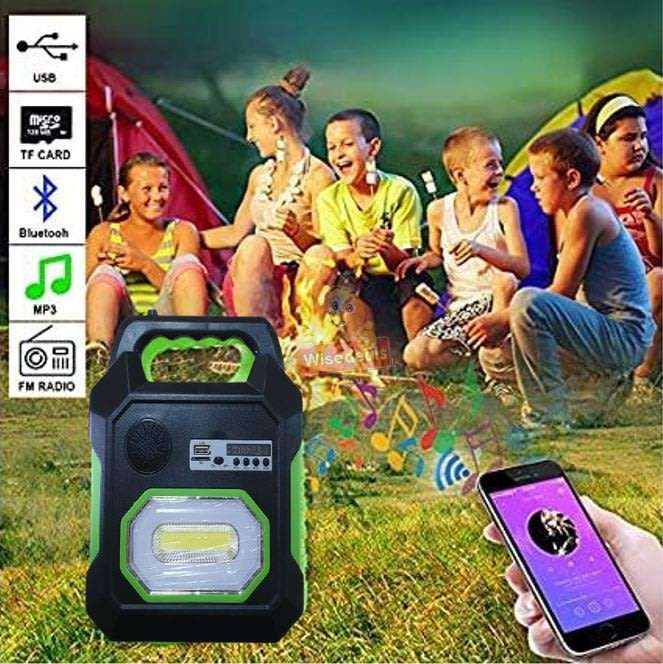 BLUETOOTH SOLAR Lightening System, for Indoor and Outdoor use, Support SD Card, USB ect.