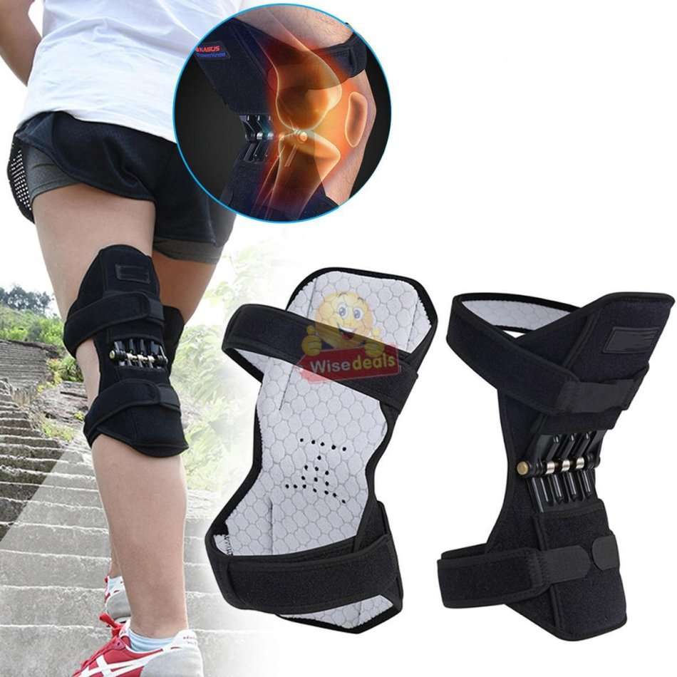 1 Pair Power Lift Joint Support Knee Braces & Immobilizer, No more Painful Knees and Joints