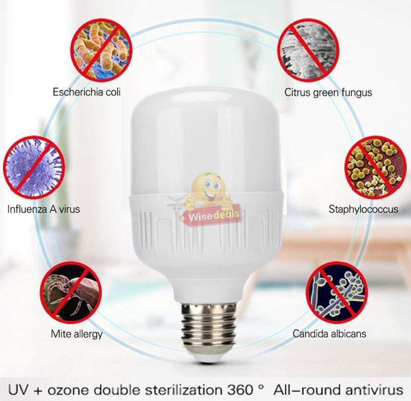 28W UV LED Sterilization and Disinfection Bulb  Keep you and your family healthy