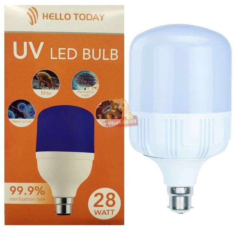 28W UV LED Sterilization and Disinfection Bulb  Keep you and your family healthy