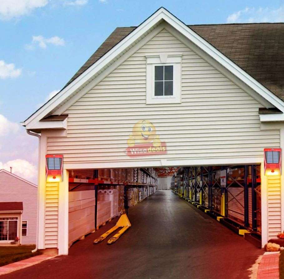 Waterproof Motion Sensor LED SOLAR ALARM LIGHT & Remote  - Your all-in-one Security Necessity