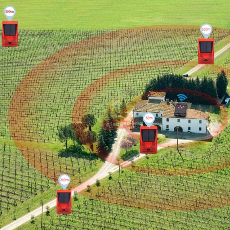 Waterproof Motion Sensor LED SOLAR ALARM LIGHT & Remote  - Your all-in-one Security Necessity