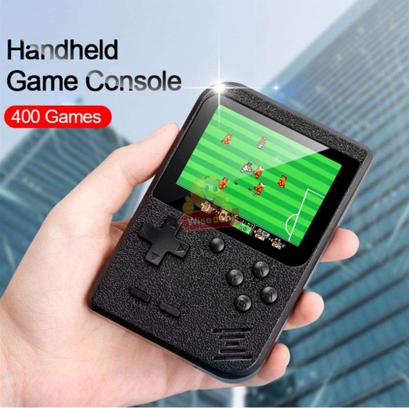 Game Console with 2 Player Controller and 400 Built-in Games, Hours of Fun for the Whole Family