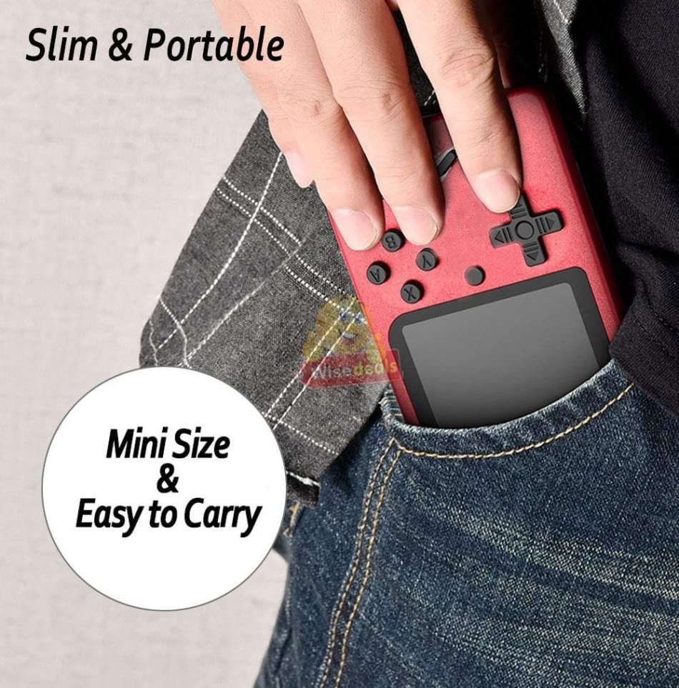 Game Console with 2 Player Controller and 400 Built-in Games, Hours of Fun for the Whole Family