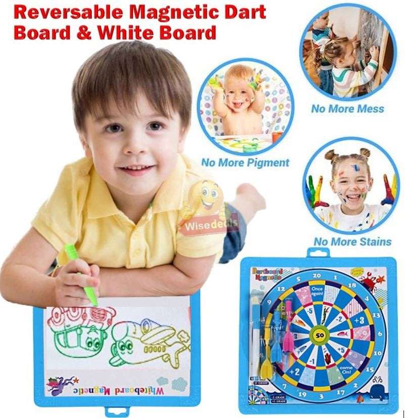 Reversible Magnetic Dart Board & Whiteboard