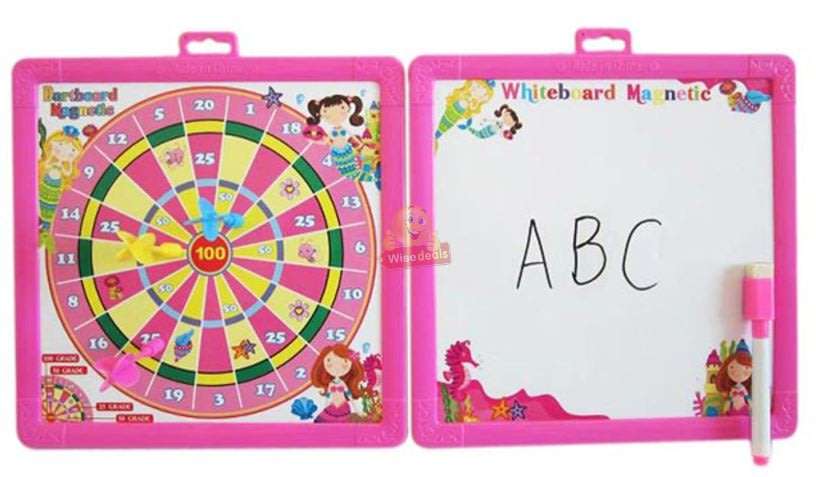 Reversible Magnetic Dart Board & Whiteboard