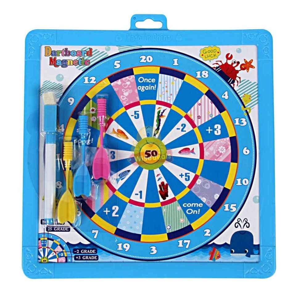 Reversible Magnetic Dart Board & Whiteboard