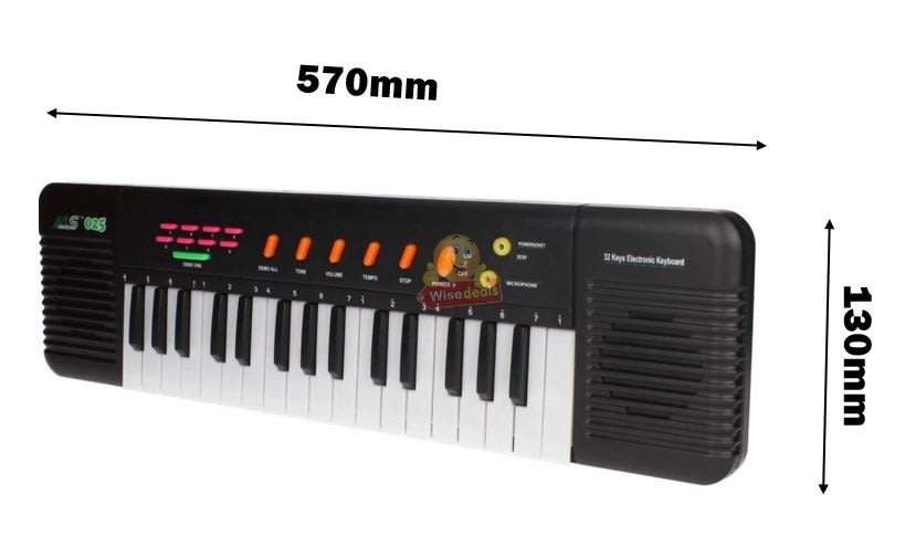 Childrens Piano & Microphone  32 Keys, 24 Demos Songs, 2 Tones, 2 Tempos & Volume Control
