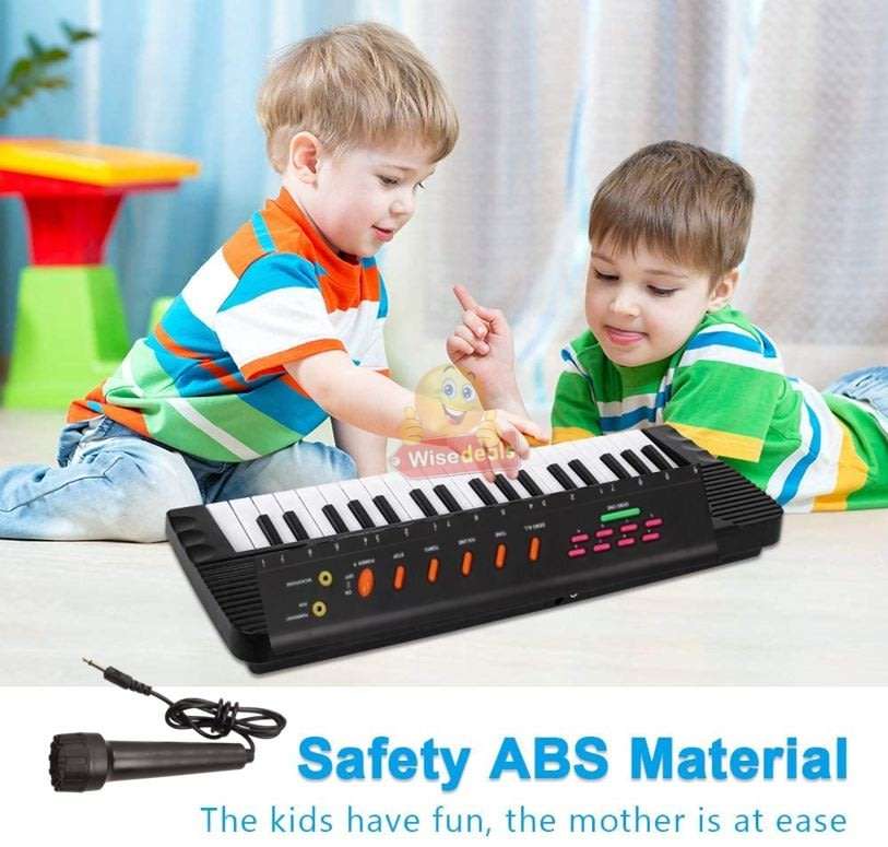 Childrens Piano & Microphone  32 Keys, 24 Demos Songs, 2 Tones, 2 Tempos & Volume Control