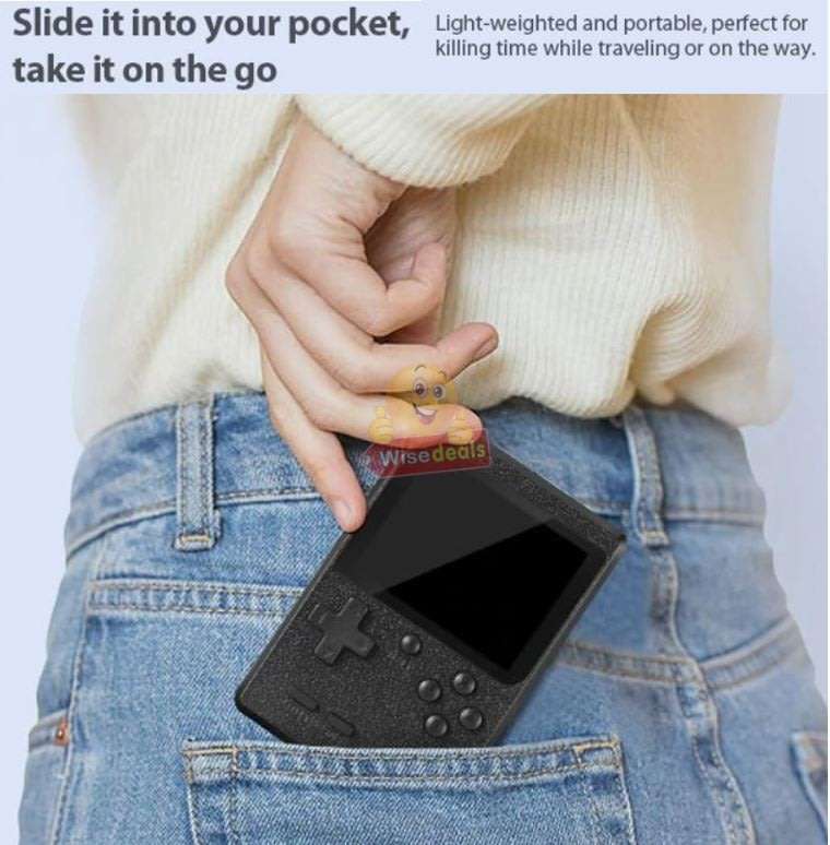 Game Console with 2 Player Controller and 400 Built-in Games, Hours of Fun for the Whole Family