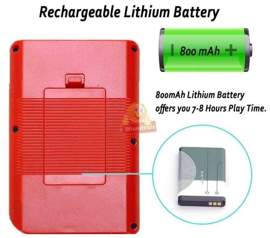 Game Console with 2 Player Controller and 400 Built-in Games, Hours of Fun for the Whole Family