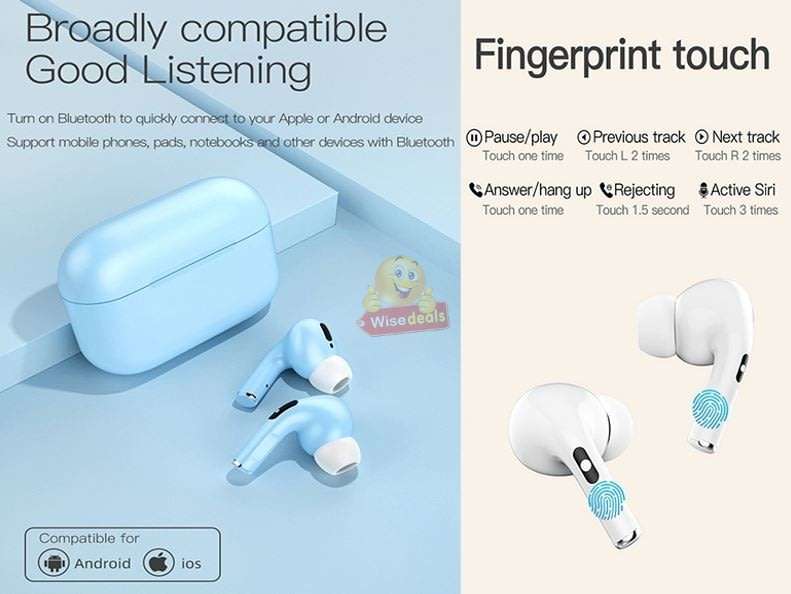 i13 Headset, Touch Control, HIFI Stereo and 8D bass, Truly best Sound Quality & Response