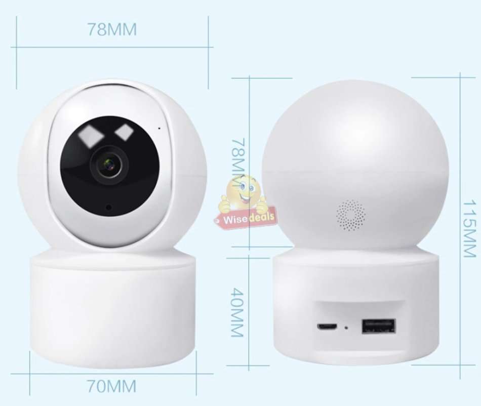Wireless WIFI IP Security Surveillance Camera, 5MP, Support Motion Detection & Tracking