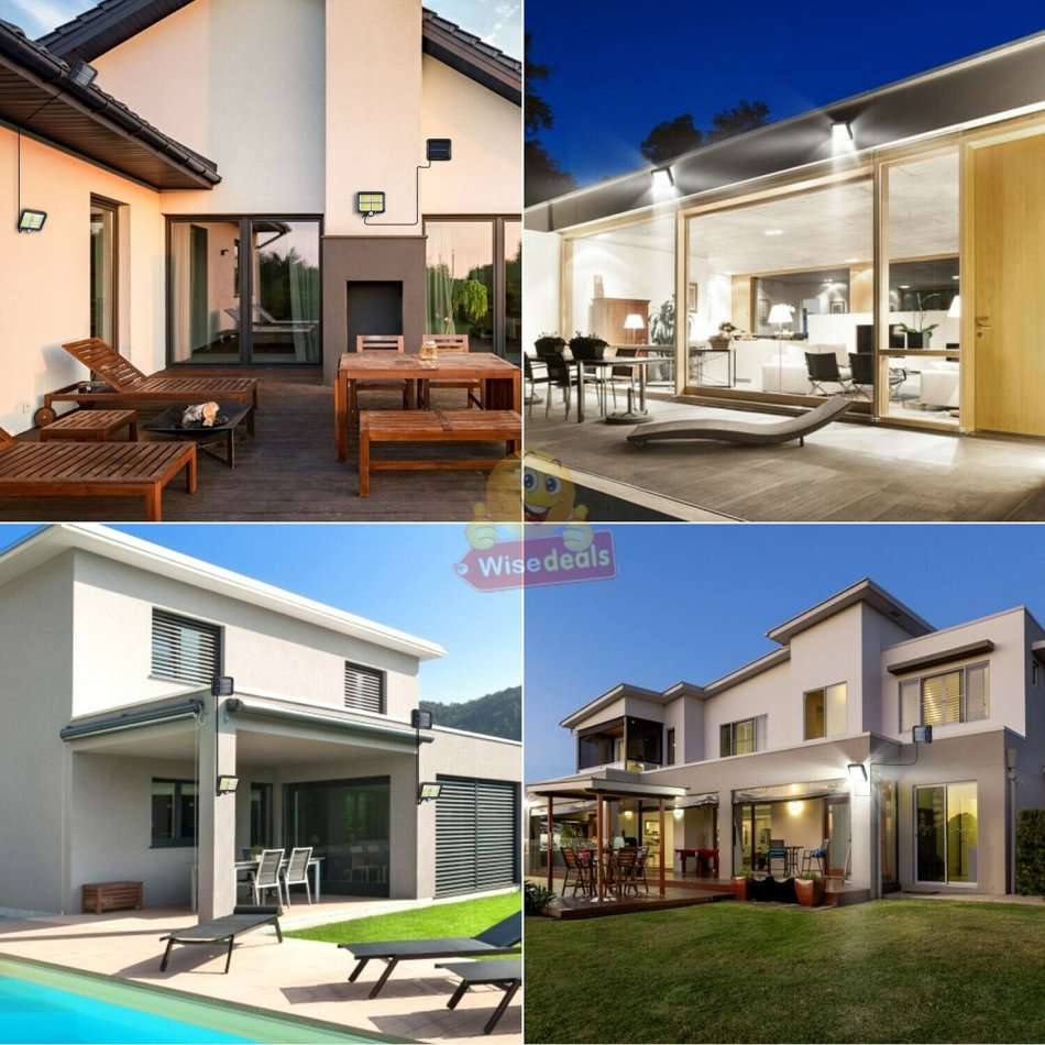 COB LED Multi functional SOLAR Energy Flood Light Kit with Remote Control & 3 Modes