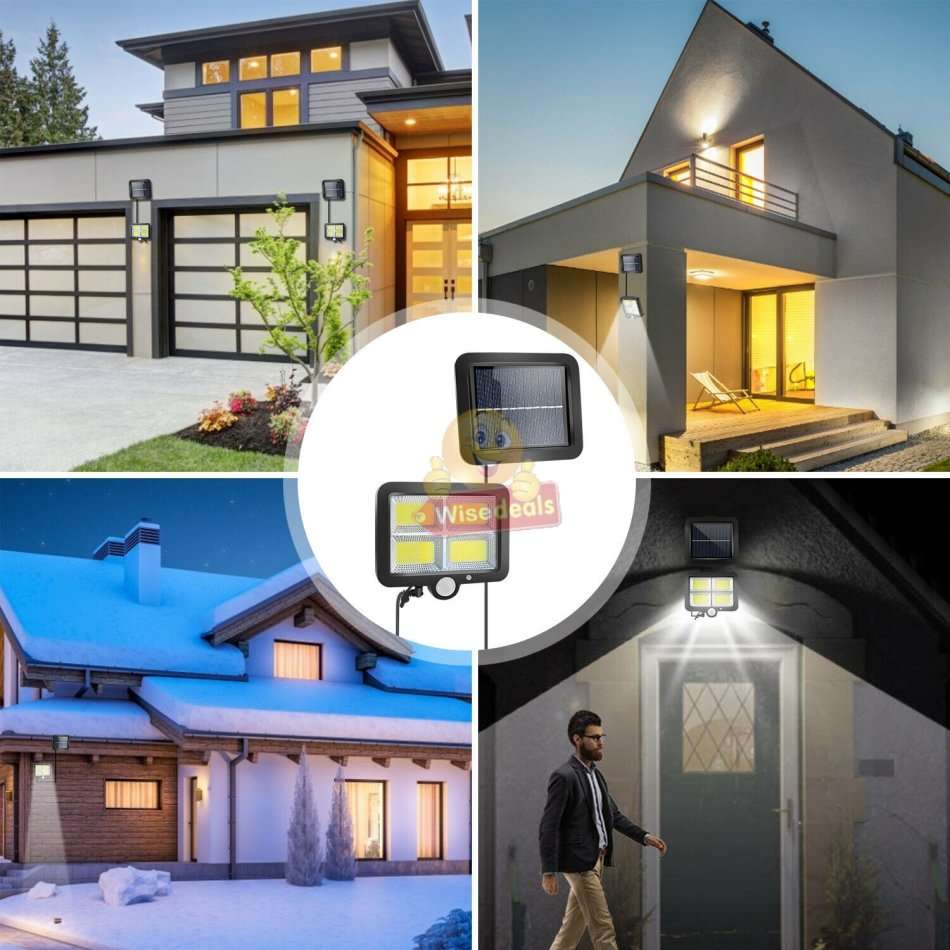 COB LED Multi functional SOLAR Energy Flood Light Kit with Remote Control & 3 Modes