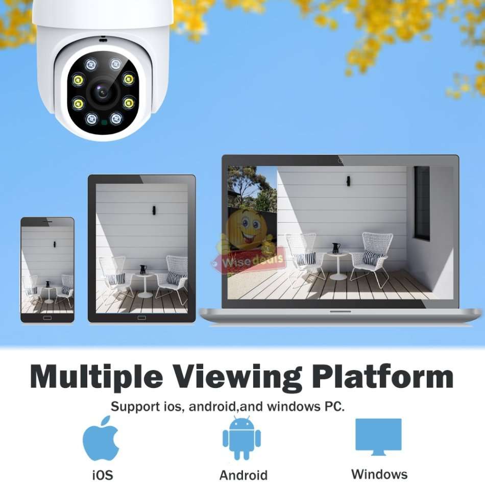 Waterproof Outdoor WIFI IP Camera, Auto Tracking, Motion Detector, Two-way Communication etc.
