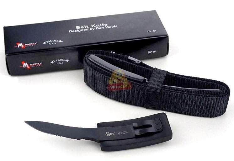 Be Prepared with this Belt with Buckle knife.  Use Indoor, Outdoor, Camping, Hiking, Self defense...
