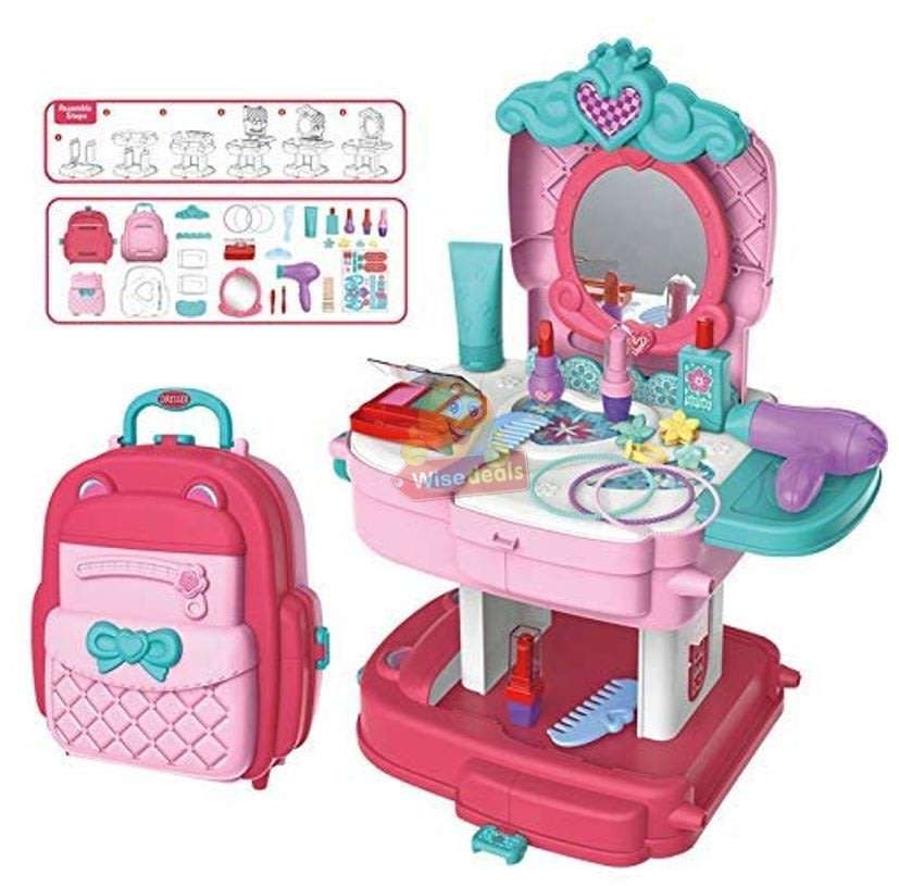 2 in 1 Backpack Educational Play Sets, 4 different design to choose from with lots of accessories