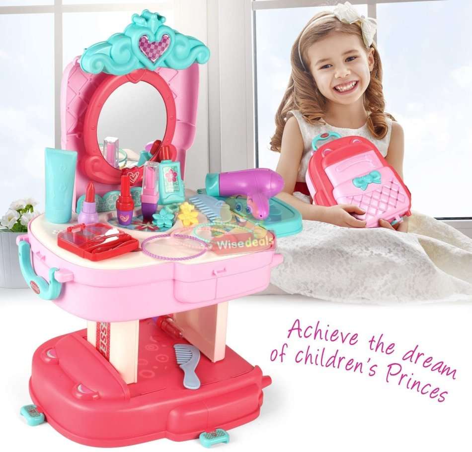 2 in 1 Backpack Educational Play Sets, 4 different design to choose from with lots of accessories