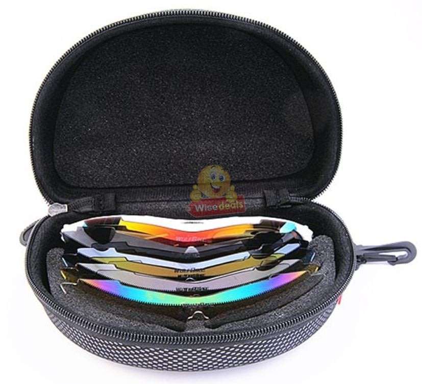 10 Piece Polarized UV400 Sport Sunglasses with 5 changeable Lenses