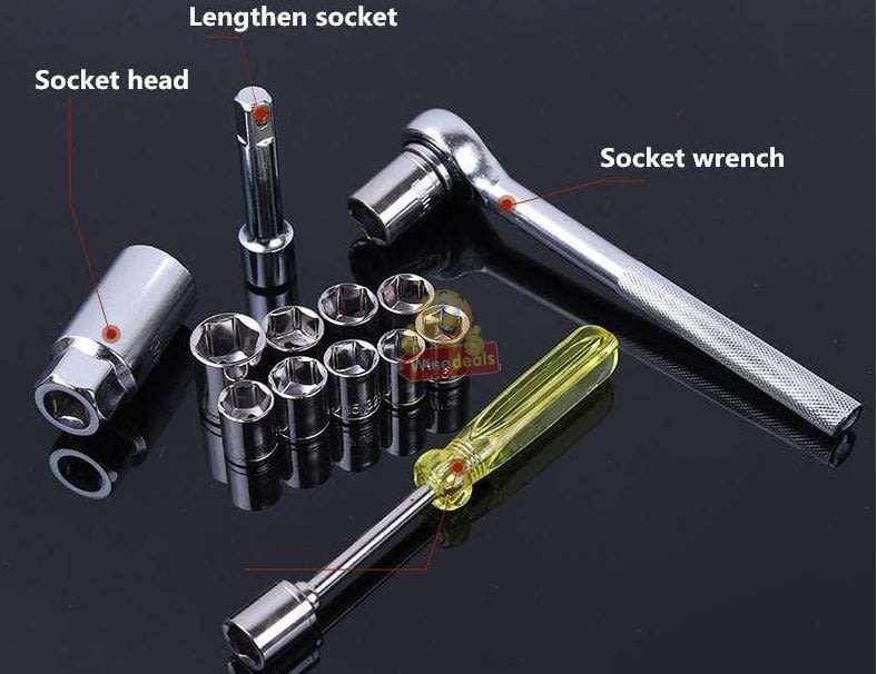 40 Piece Combination Socket Wrench Set in a handy Carry Case