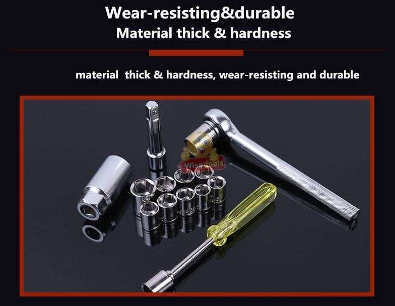 40 Piece Combination Socket Wrench Set in a handy Carry Case