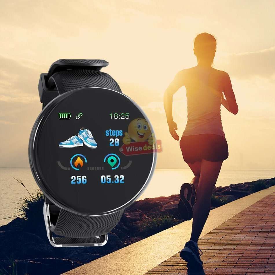 Bluetooth Fitness Bracelet - Monitor Heart Rate, Blood Pressure, Blood Oxygen, Calorie, Distance