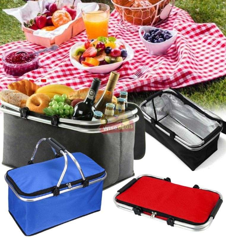 Picnic Cooler Bag, keep food warm or drinks cold, perfect for camping, picnic, hunting, fishing etc.