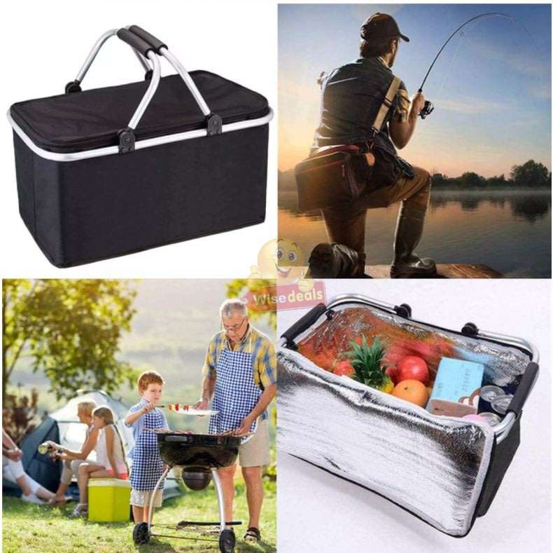 Picnic Cooler Bag, keep food warm or drinks cold, perfect for camping, picnic, hunting, fishing etc.