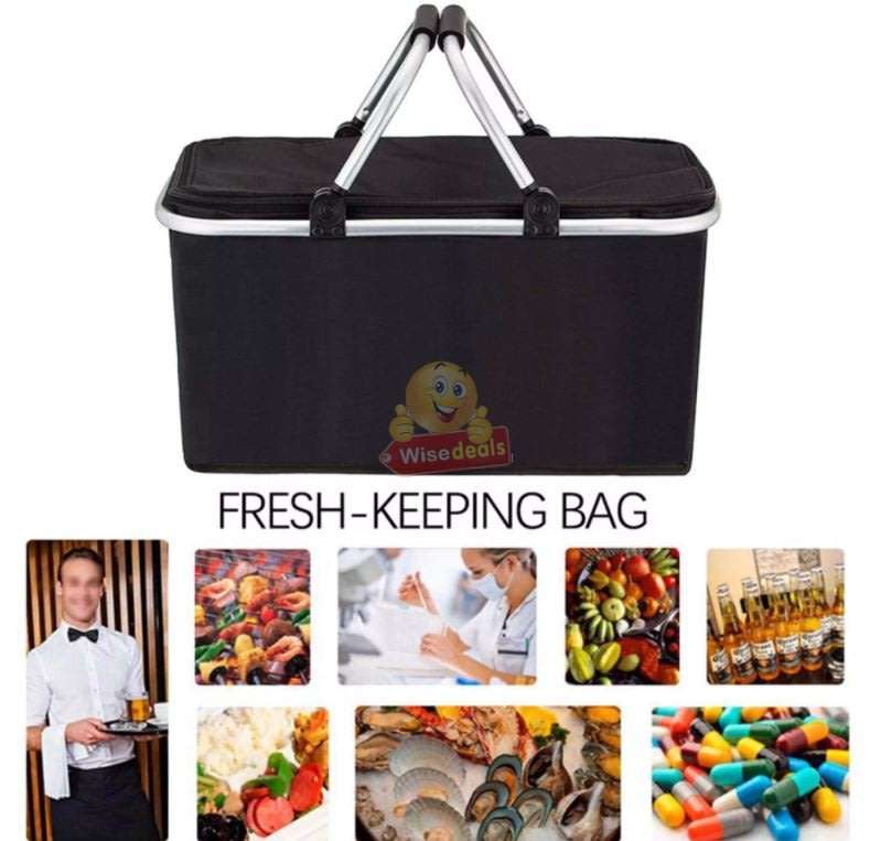 Picnic Cooler Bag, keep food warm or drinks cold, perfect for camping, picnic, hunting, fishing etc.