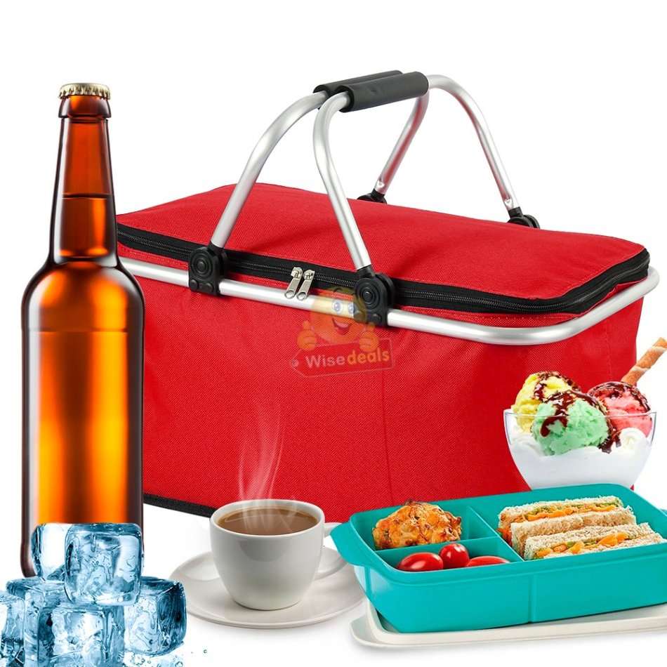 Picnic Cooler Bag, keep food warm or drinks cold, perfect for camping, picnic, hunting, fishing etc.