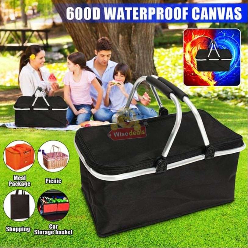 Picnic Cooler Bag, keep food warm or drinks cold, perfect for camping, picnic, hunting, fishing etc.