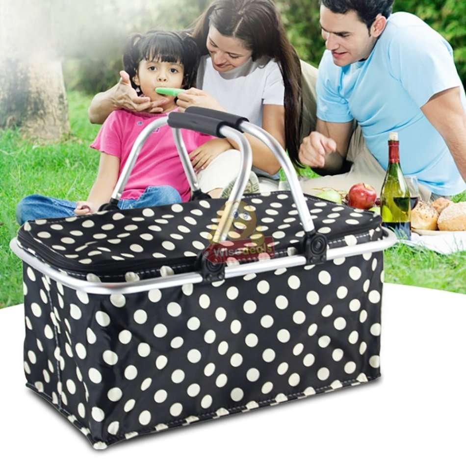 Picnic Cooler Bag, keep food warm or drinks cold, perfect for camping, picnic, hunting, fishing etc.