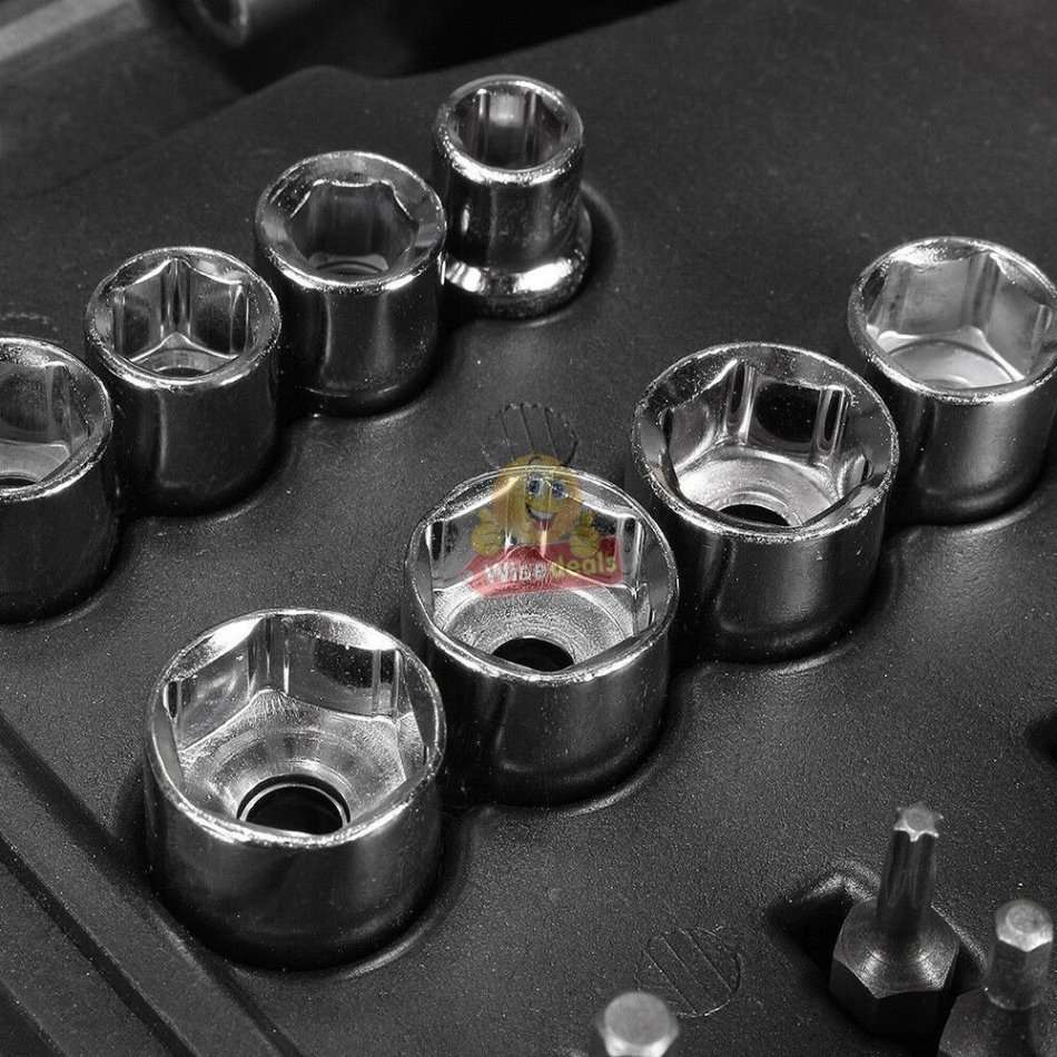 45Pcs Screwdriver and Drill Set with Accessories in a carry case