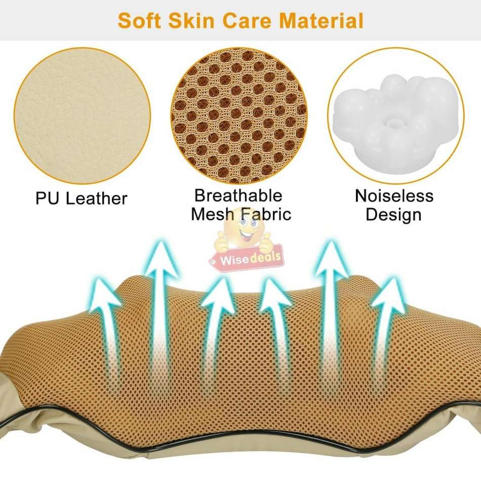 Infrared Heated Neck & Body Massager - Get Rid of All Tension, Stress and Improve Blood Circulation