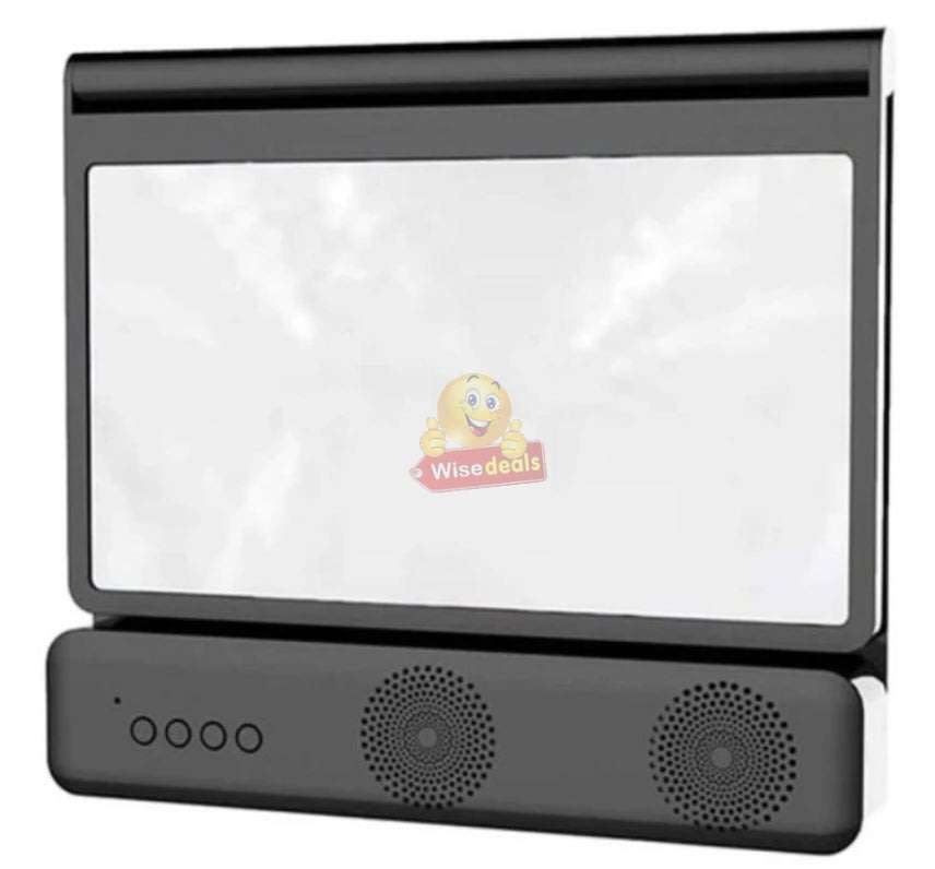 Bluetooth Speaker with Phone Screen Magnifier, Rechargeable, USB & SD Ports, Your own Home Cinema