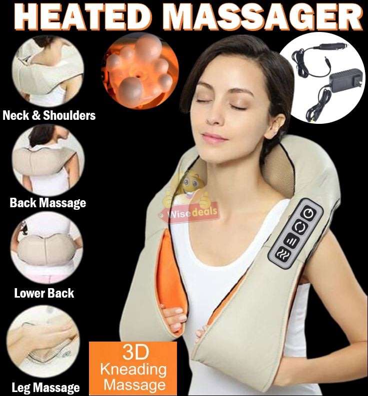 Infrared Heated Neck & Body Massager - Get Rid of All Tension, Stress and Improve Blood Circulation