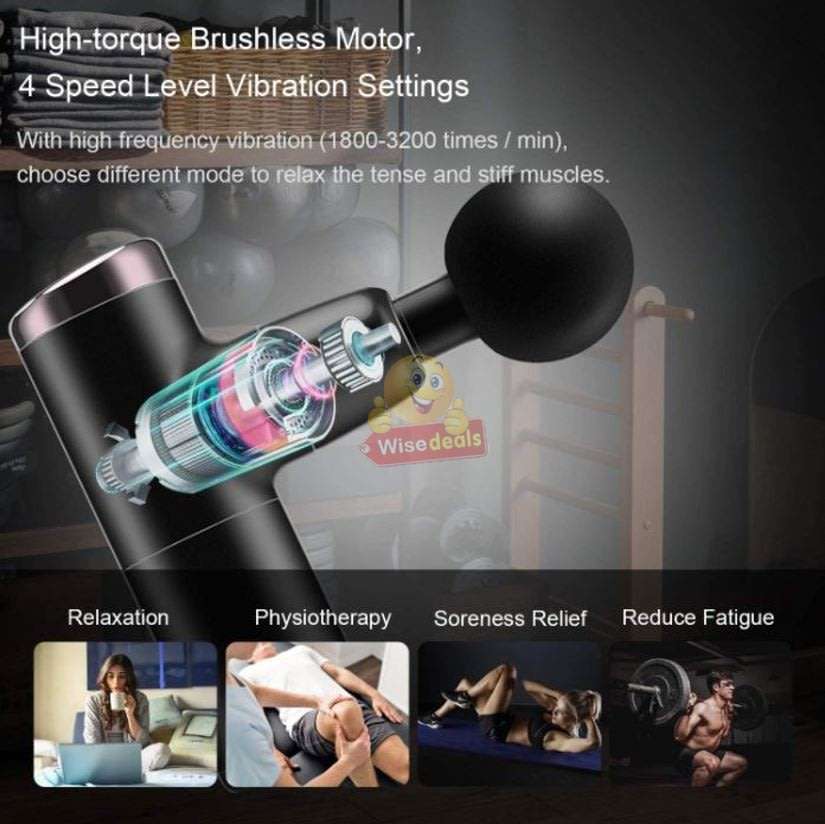 Muscle Fascia Massage Gun, Reduce Muscle Stiffness, Increase Blood Circulation, Pain Relieve etc.