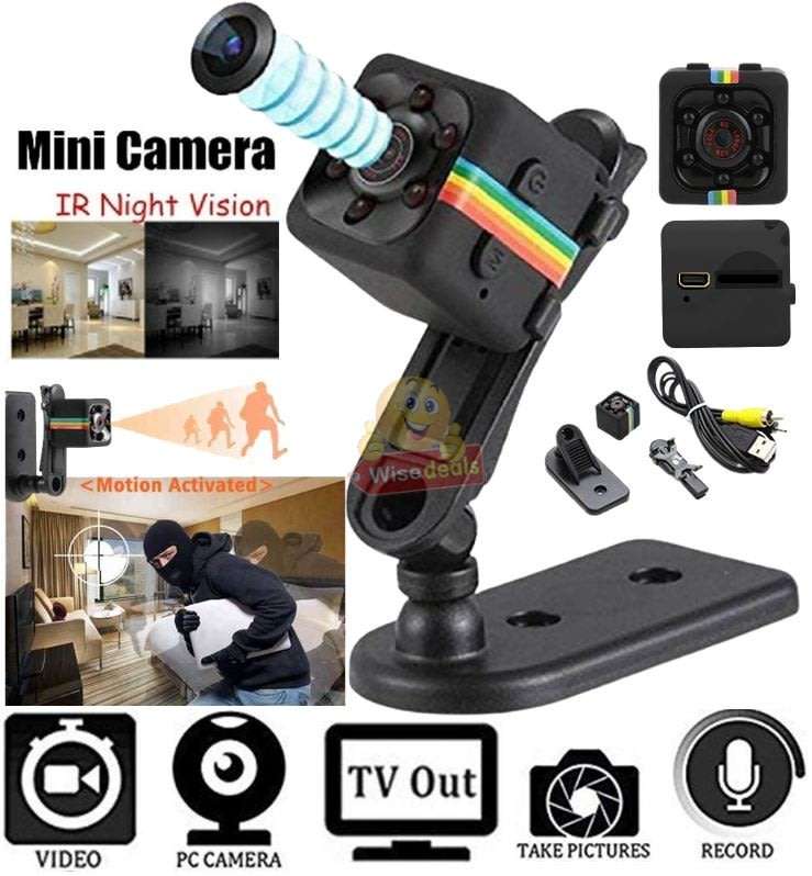 Mini Camera 960P Motion Sensor Camcorder, IR Night Vision, 140 degree view Angle etc
