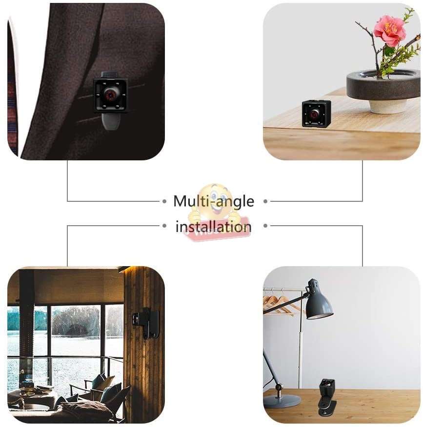 Mini Camera 960P Motion Sensor Camcorder, IR Night Vision, 140 degree view Angle etc