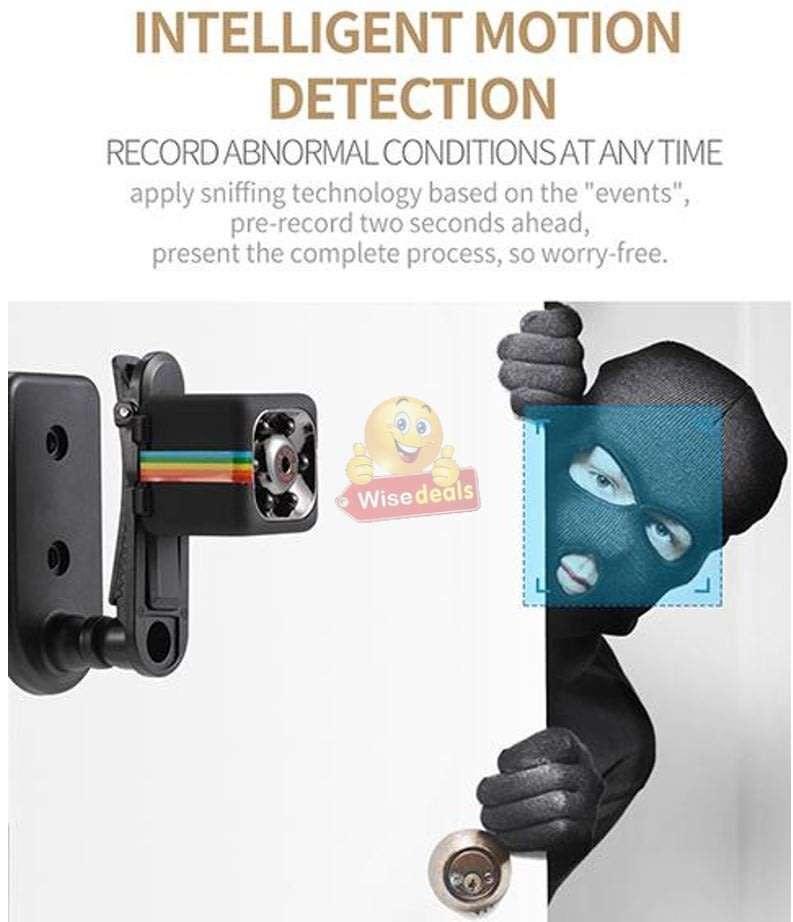 Mini Camera 960P Motion Sensor Camcorder, IR Night Vision, 140 degree view Angle etc